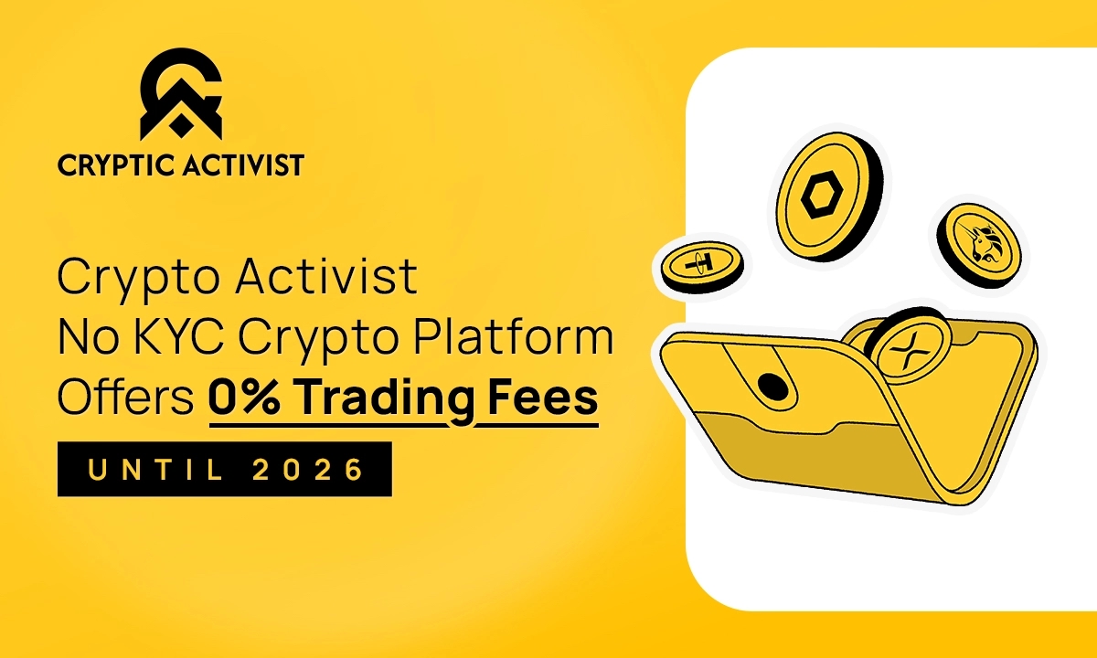 Cryptic Activist Launches a Fully Decentralized, No-KYC P2P Trading Platform Supporting 30+ Cryptocurrencies