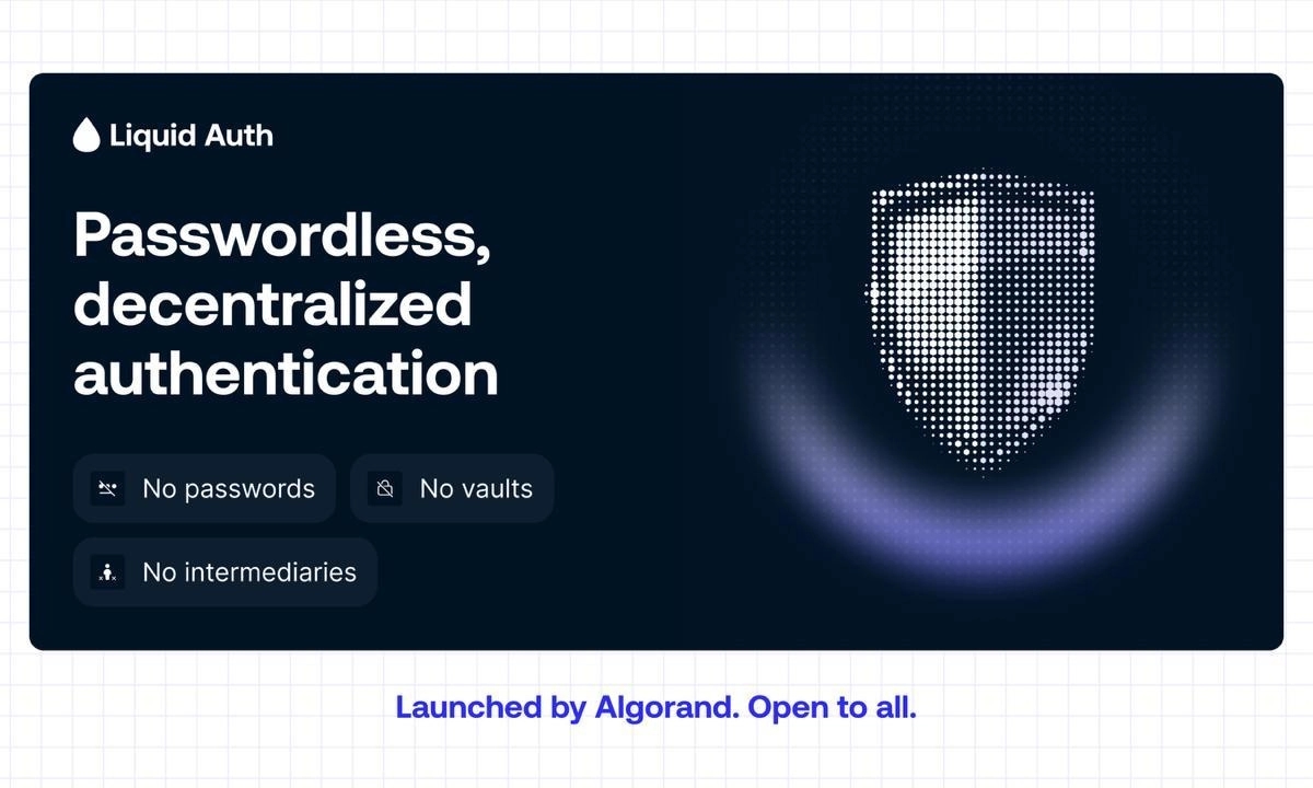 Algorand Launches World’s First Self-Custody Passkey Manager, Replacing Centralized Authenticator Apps