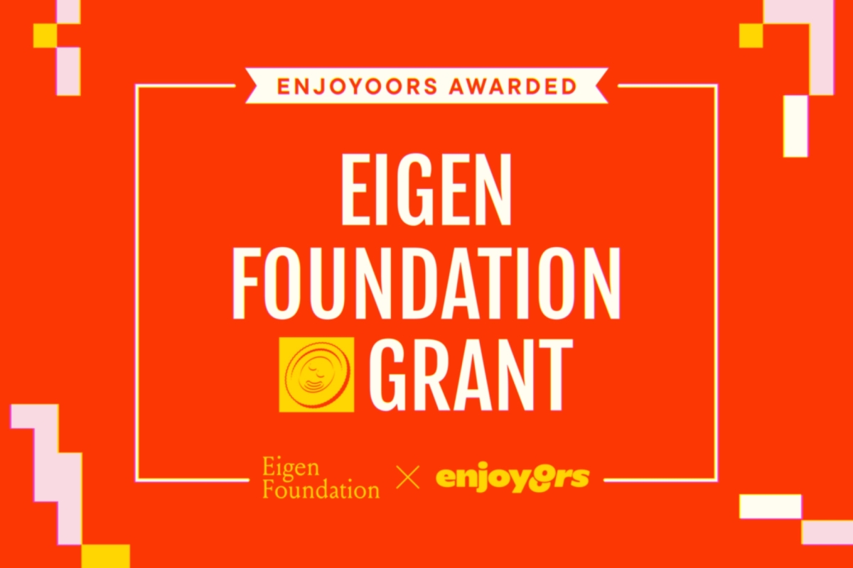 Enjoyoors Receives Eigen Grant to Advance Restaking-Powered DeFi