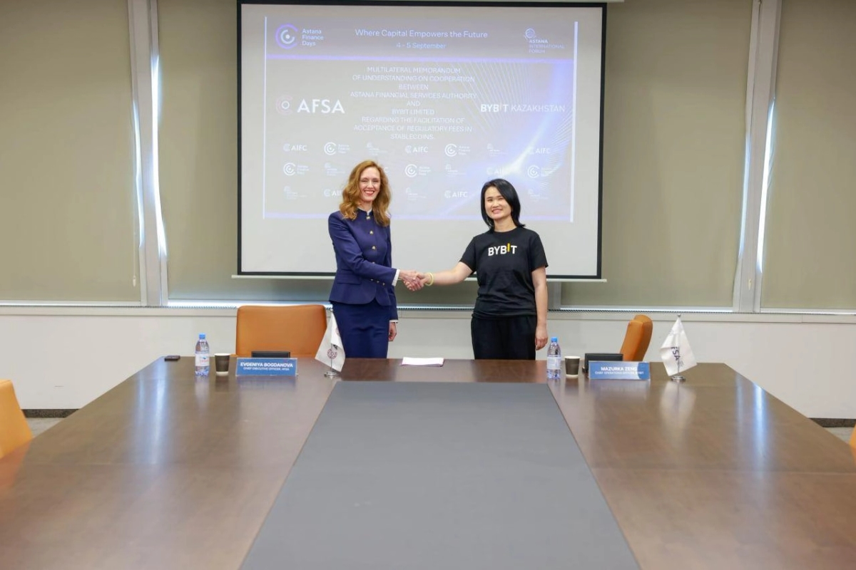Bybit Kazakhstan and AFSA Pioneer Stablecoin Payments for AIFC Regulatory Fees