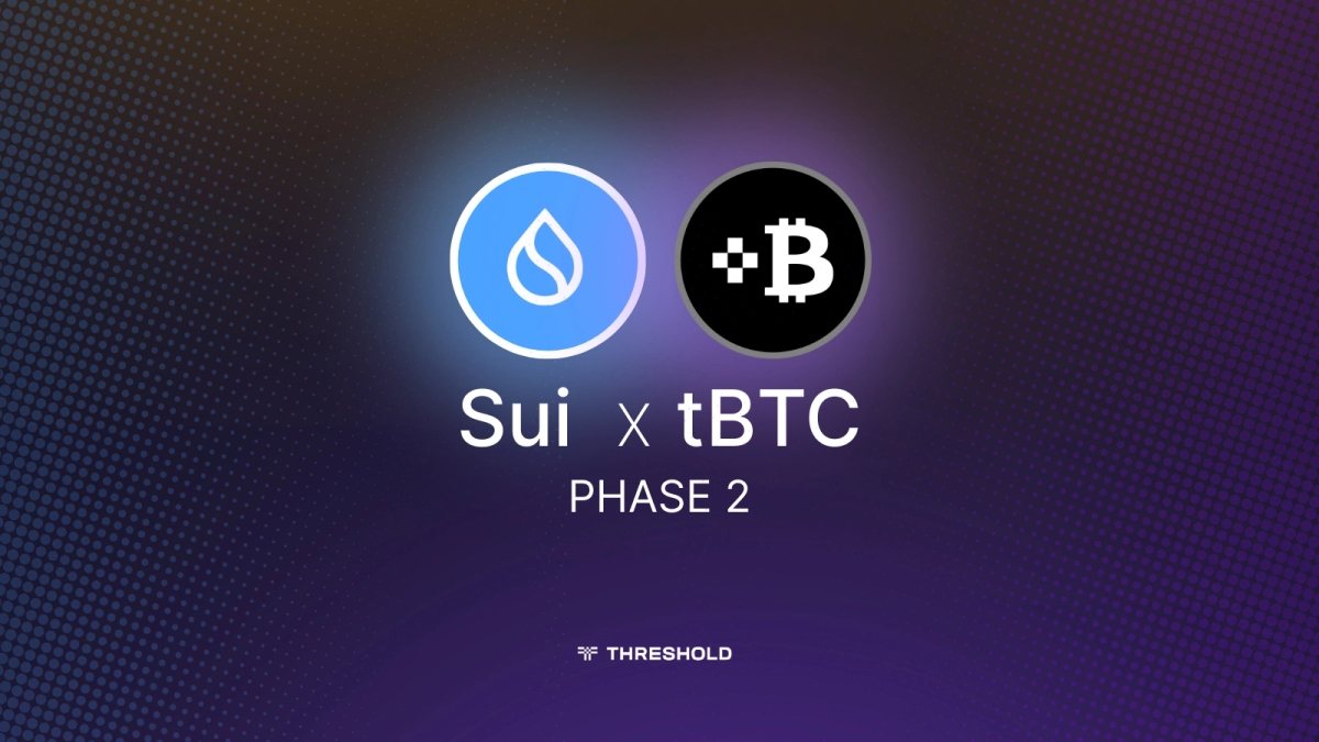 Bitcoin Adoption on Sui Accelerates as Threshold Network and Sui Launch Phase 2 of tBTC Integration