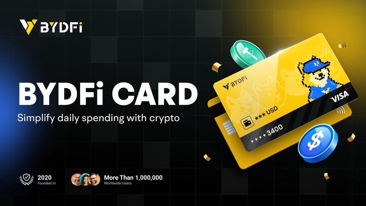 BYDFi Card Officially Launches: One Card to Seamlessly Bridge Web3 Assets and Real-World Spending