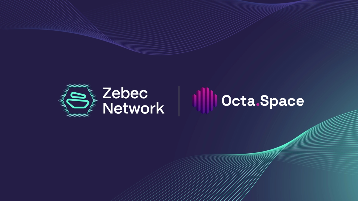 Zebec Integrates 15th Chain on Silver & Carbon Cards, Launches Strategic Partnership with OctaSpace