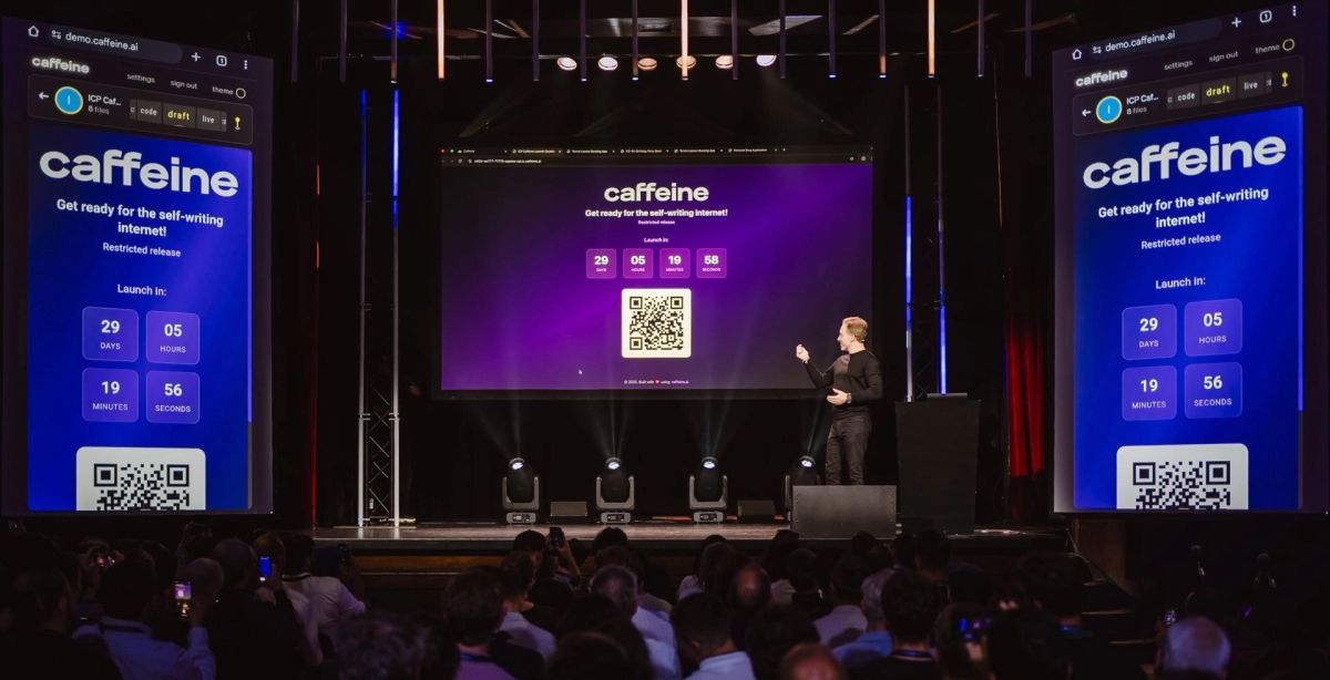 Caffeine.ai Waitlist Opens After Landmark Live Demonstration at World Computer Summit