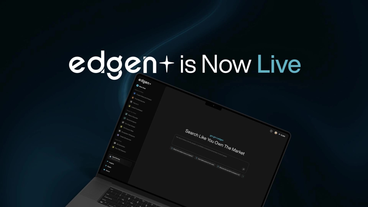 Edgen Launches "AI Super App," Democratizing Institutional-Grade Crypto Market Intelligence