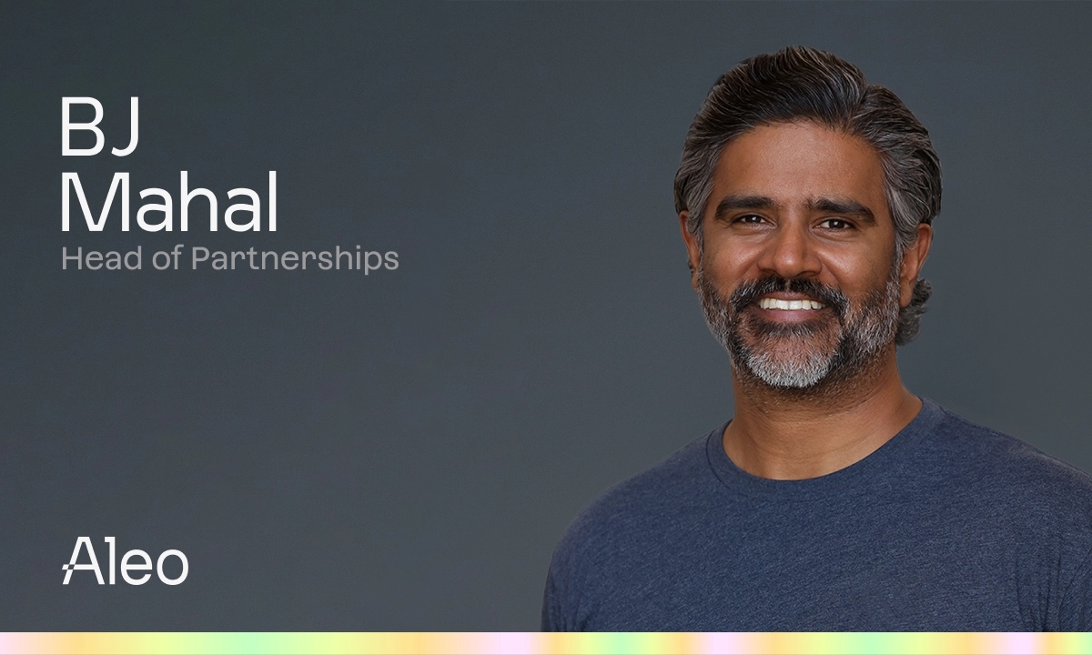 Aleo Gains Business Development Vet BJ Mahal as Head of Partnerships