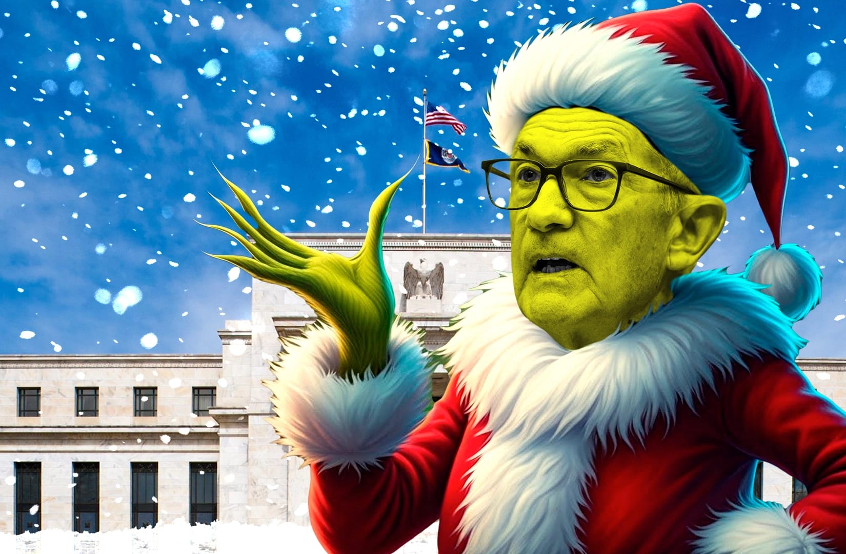 J-Pow becomes the grinch and tanks Bitcoin, XRP
