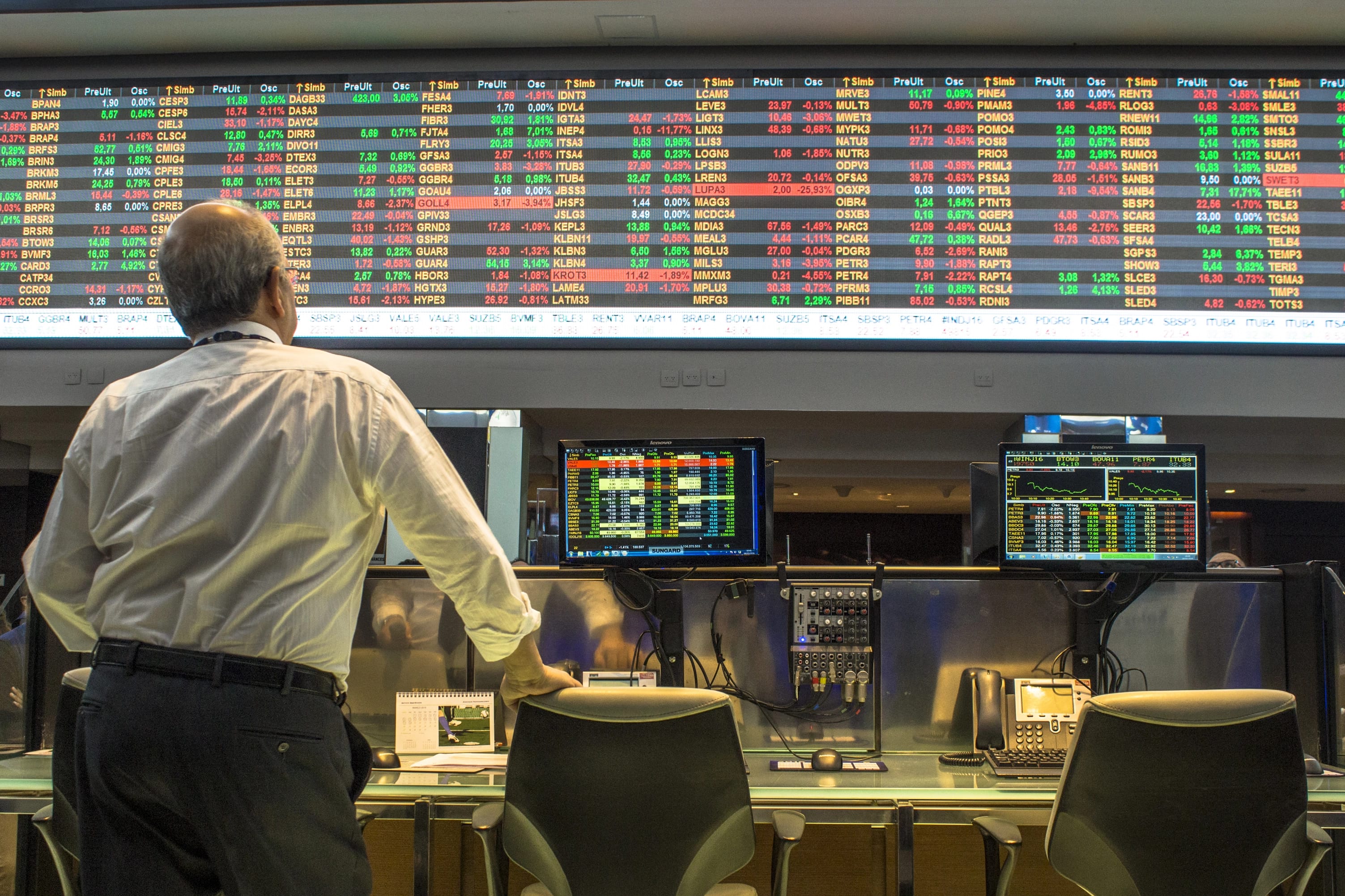 Sao,Paulo,,Brazil,,March,14,,2016.,Bovespa,Stock,Brokers,Trading