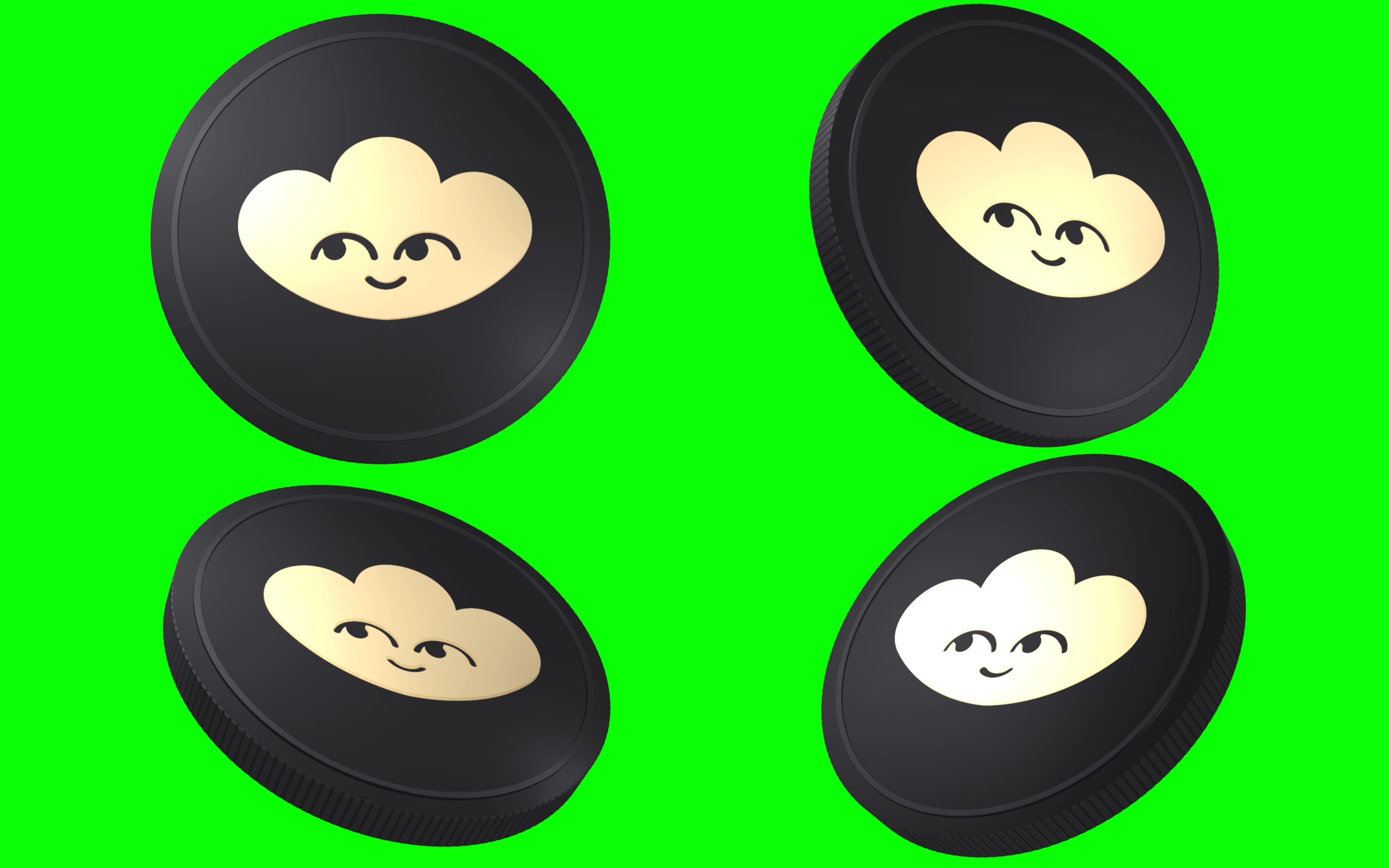 Lens,Protocol,3d,Render,Illustration,Coin,Token,Cryptocurrency