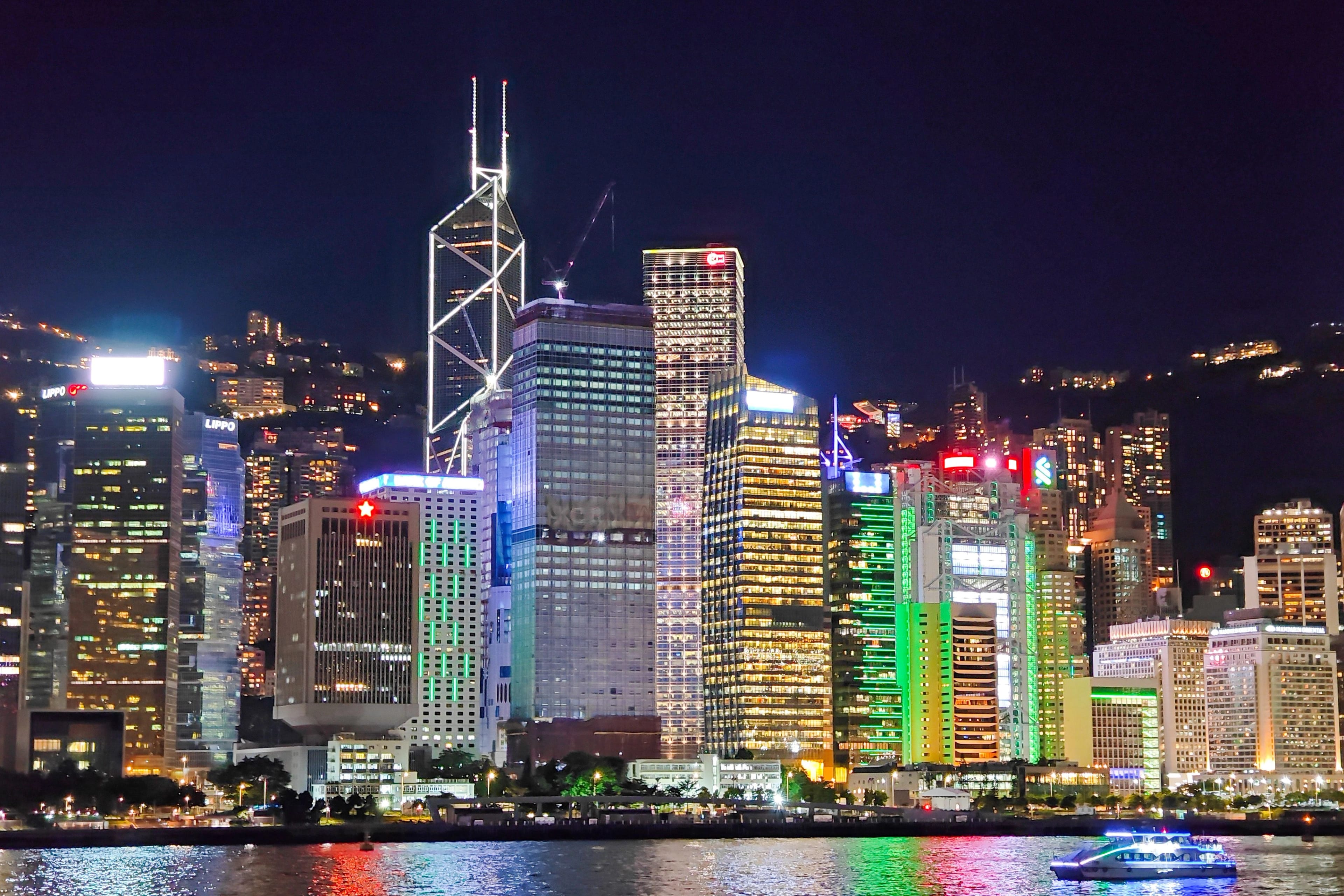 Victoria Harbour Scenery in Hong Kong, China - 29 Jul 2023