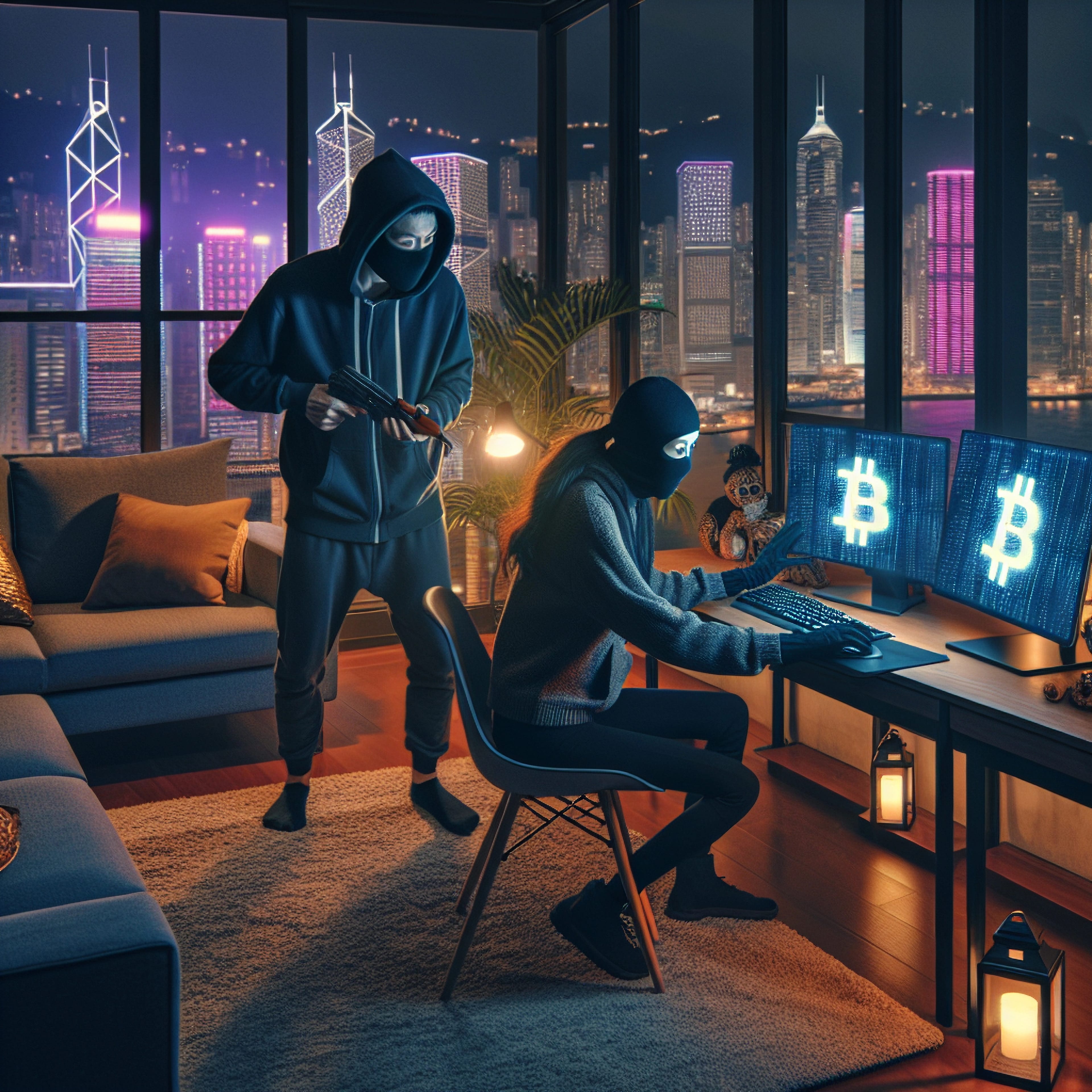 Robbery,Inside,Hong,Kong,House,Bitcoin