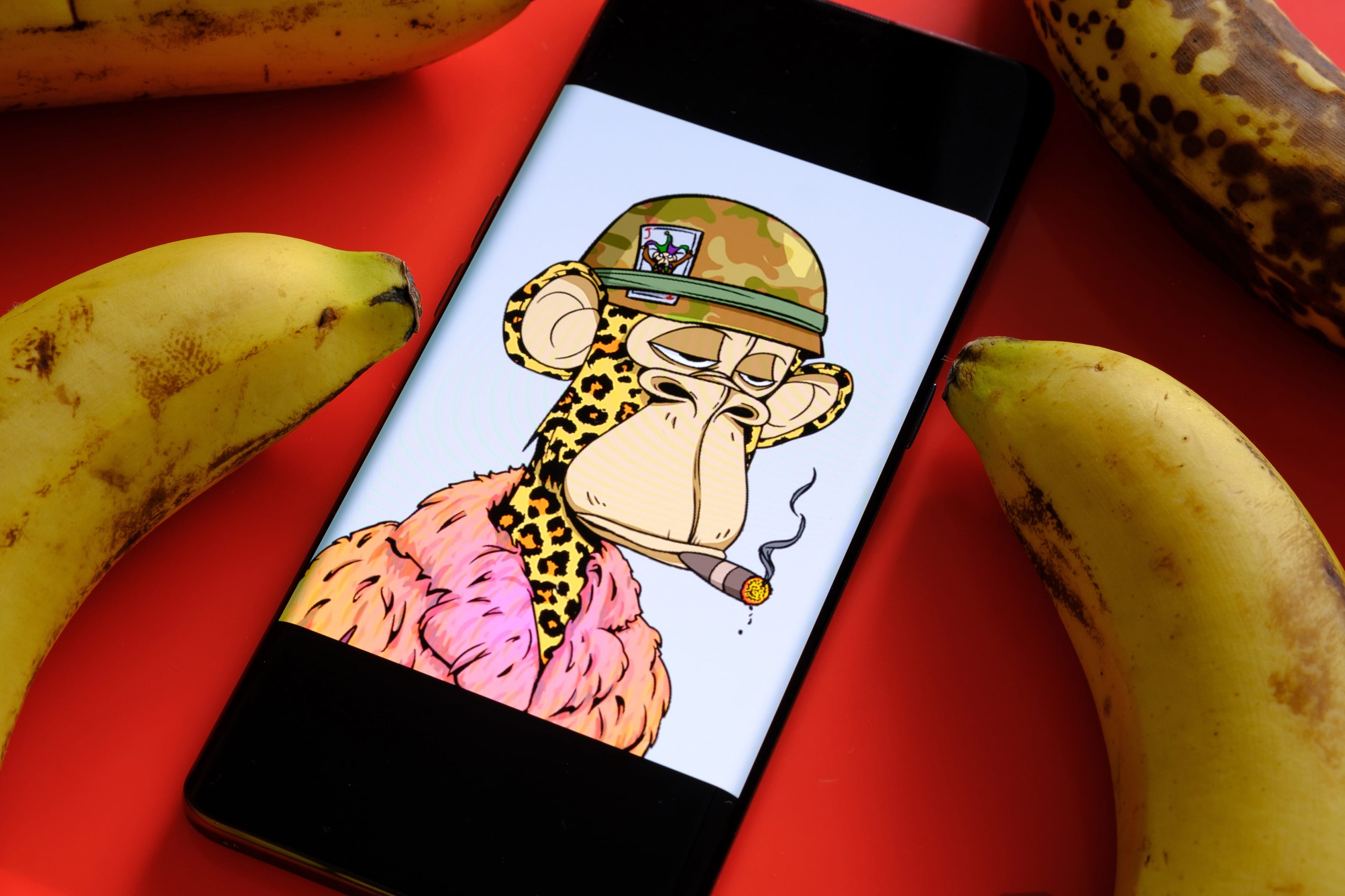Bored,Ape,#6723,Nft,Seen,On,The,Smartphone,Screen,Surrounded