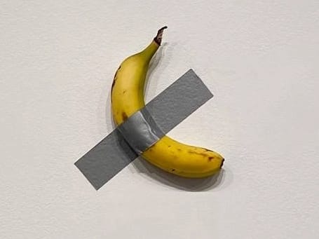 Maurizio Cattelan's Comedian