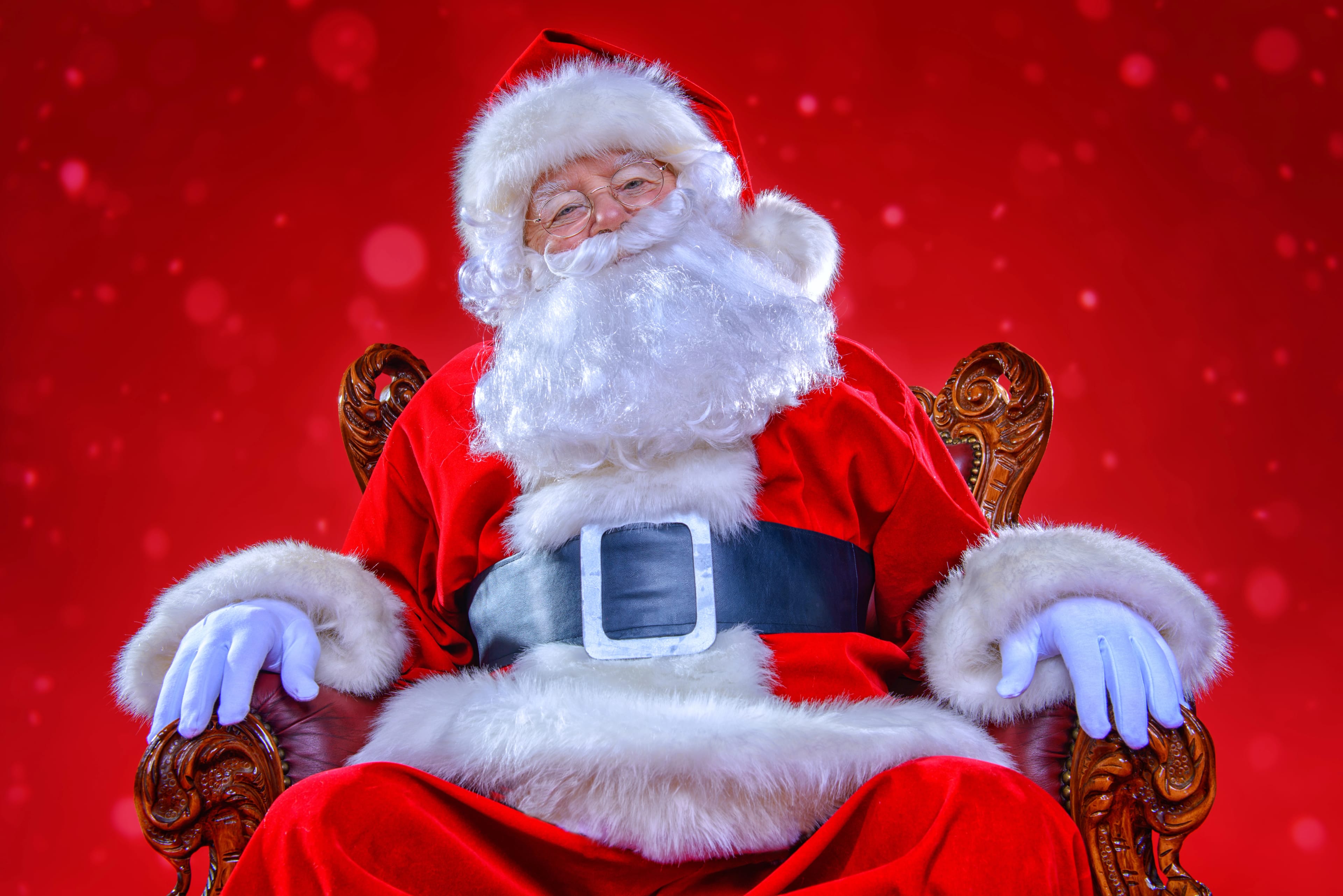 Christmas,And,New,Year,Concept.,Portrait,Of,Good,Old,Santa