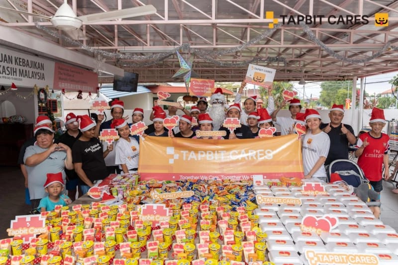Tapbit Cares: Marking Tapbit’s 4th Anniversary with a Year-End Christmas CSR Community Outreach Initiative