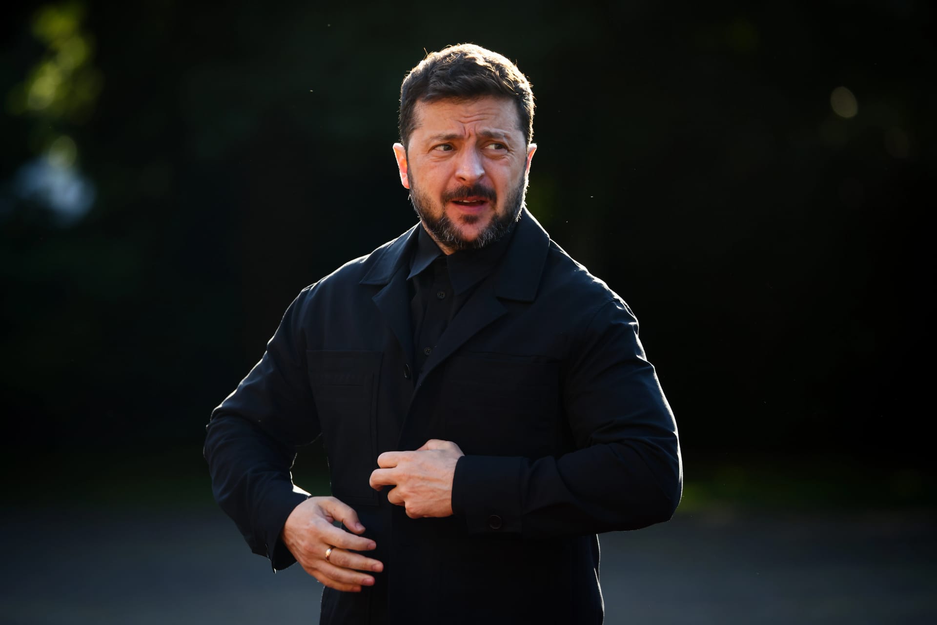 President of Ukraine Volodymyr Zelenskyy arrives at Royal Palace 'Huis ten Bosch' for the 76th NATO Summit in June. Source: Beata Zawrzel/NurPhoto/Shutterstock