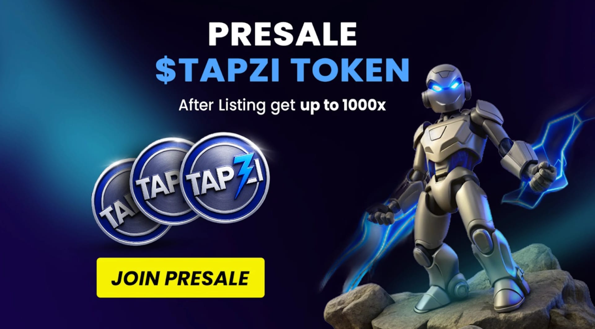 Presale Tapzi token.
