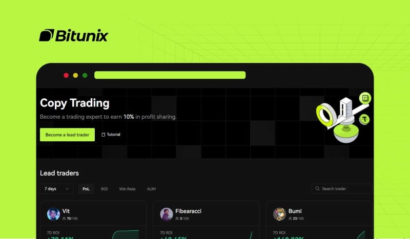 Bitunix Responds to Pro Trader Demand with New Copy Trading Feature