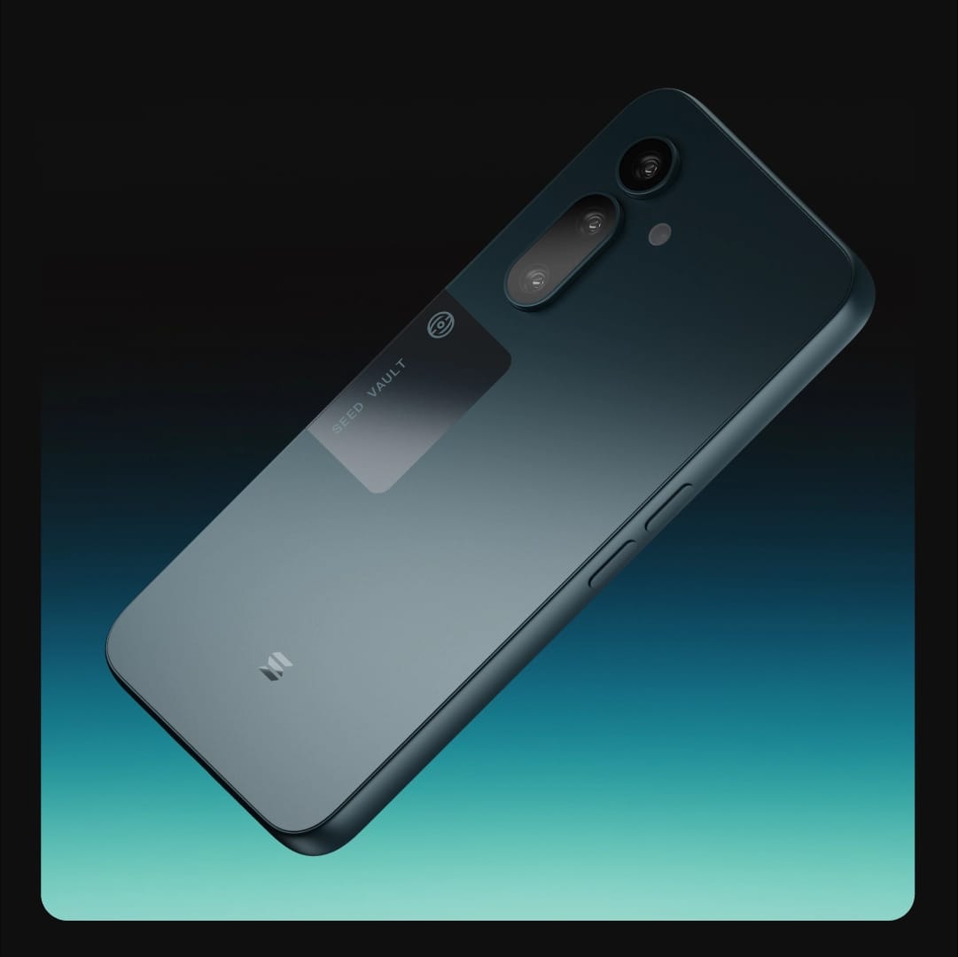 Solana Seeker device comes with a soulbound NFT that will unlock various rewards programs for owners. Credit: Solana Mobile.