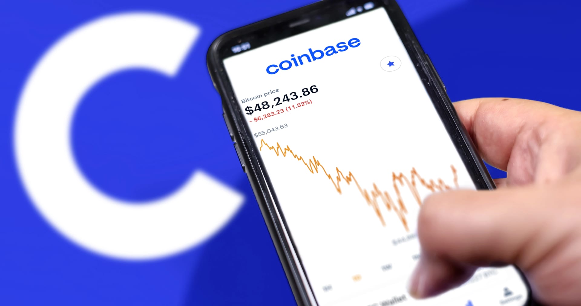 Coinbase phone app