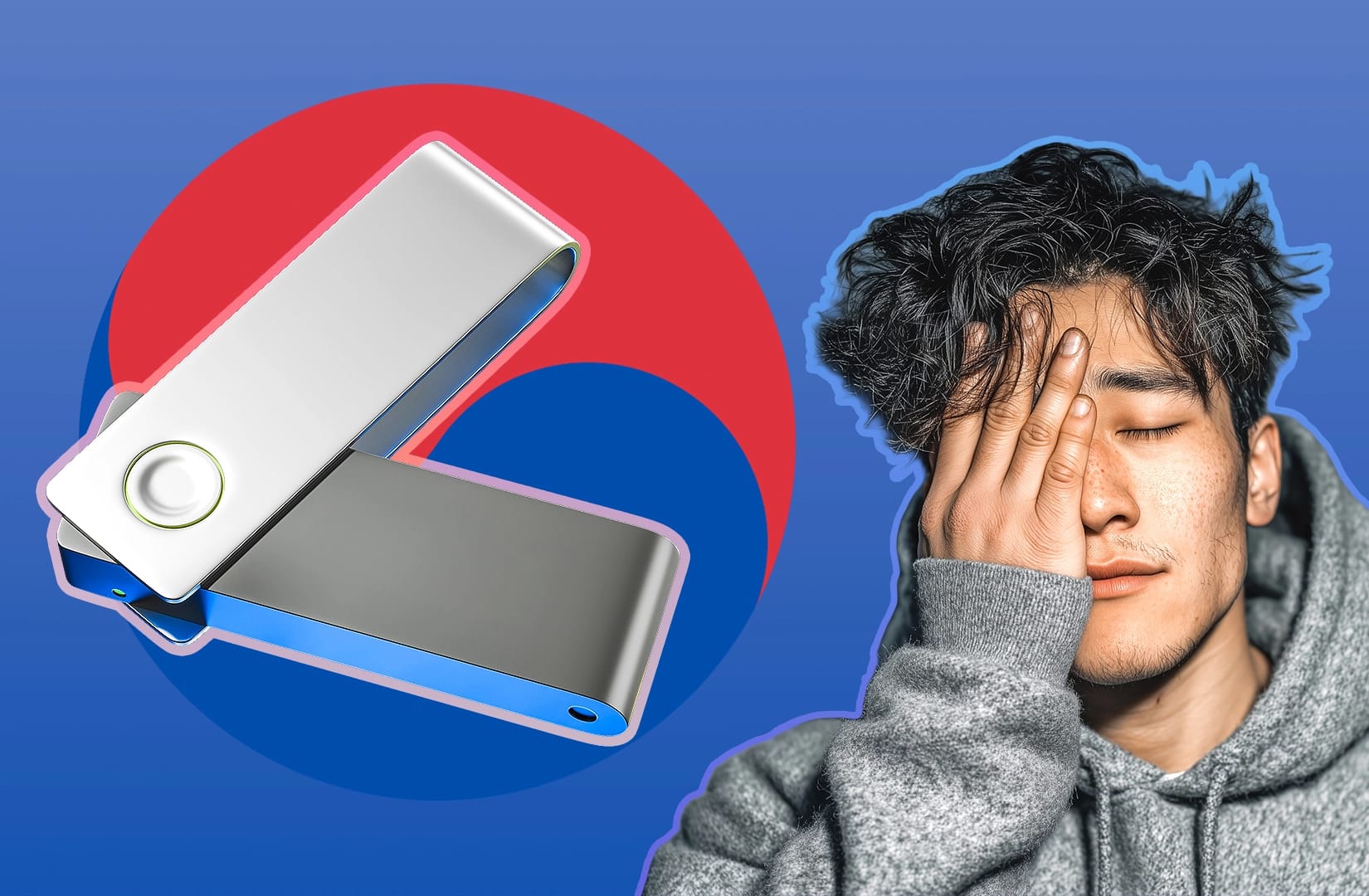 South Korean tax officials revealed tax evader’s Trezor cold wallet seed phrases in press release photo.