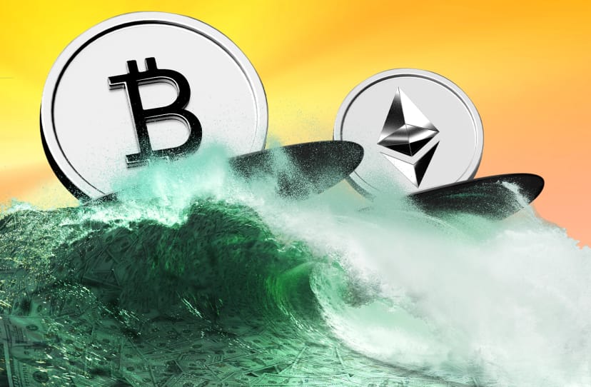 Bitcoin, Ethereum lie flat following negative ETF flows