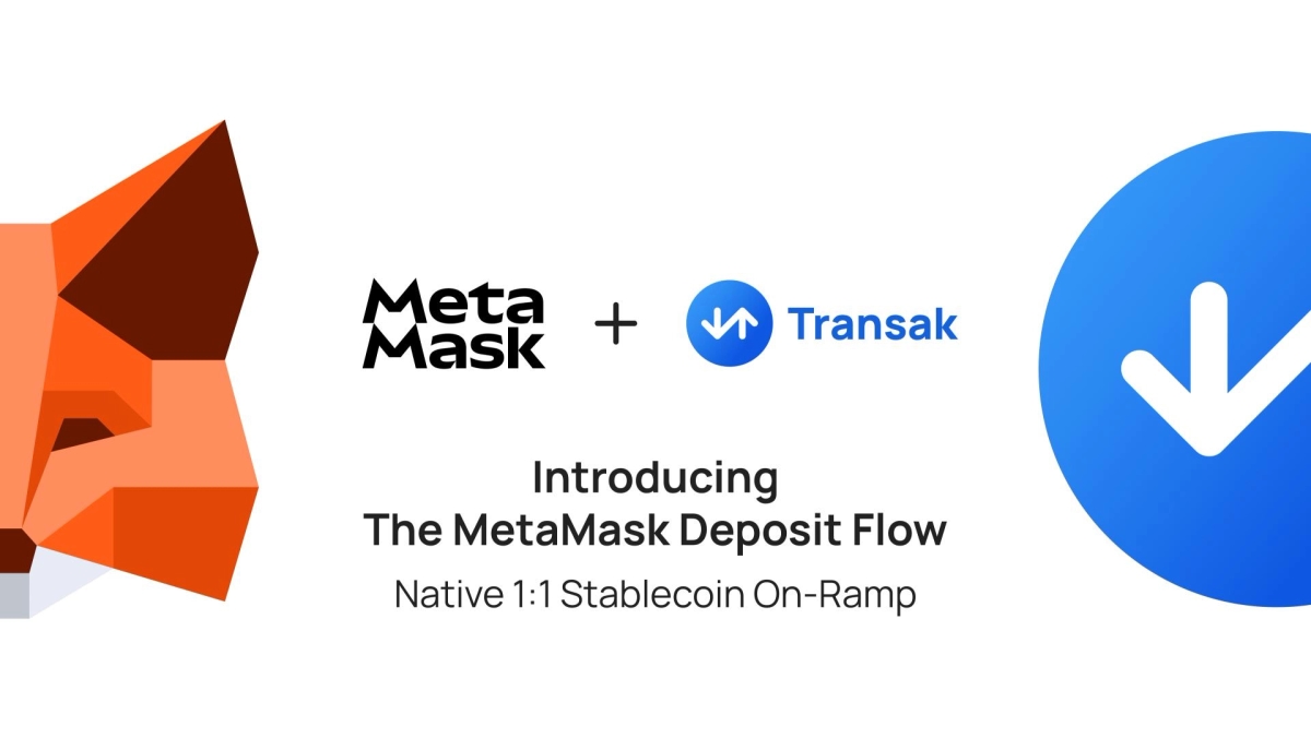 Transak and MetaMask join forces to offer 1:1 stablecoin onramping and named IBANs