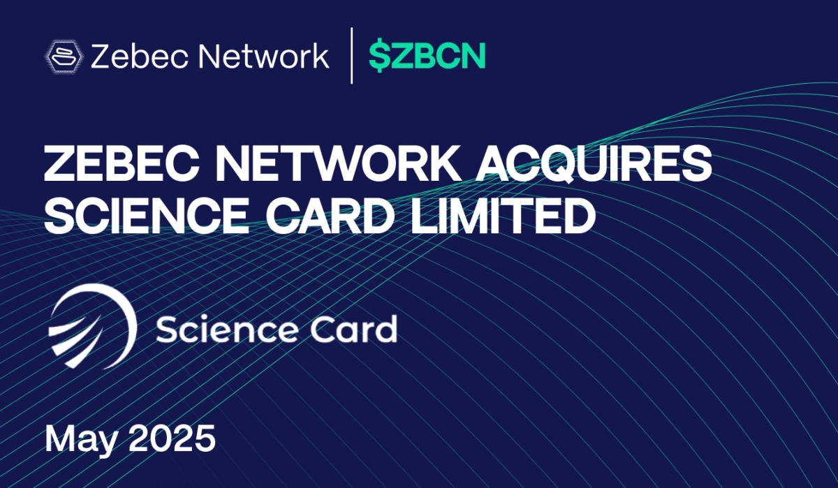 Zebec Network Acquires Science Card, Expanding Mission-Driven Finance for Universities