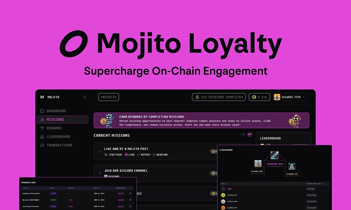 Mojito Brings White-Label Loyalty Tech to Web3 with Mojito Loyalty