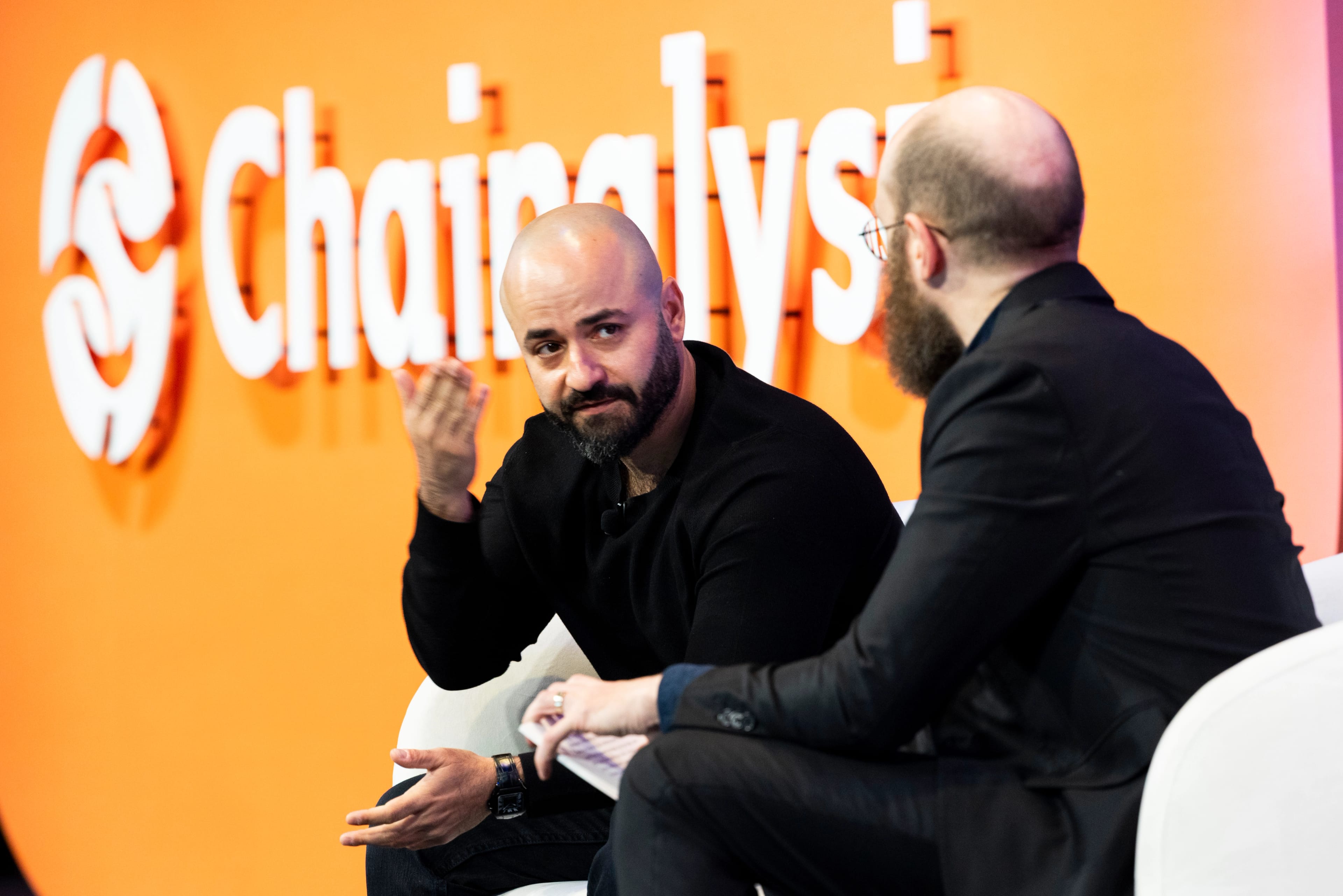 Tigran Gambarayan at the Chainalysis Links conference