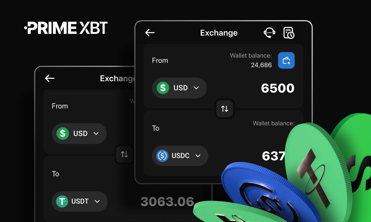 PrimeXBT Launches Instant Crypto-to-USD Exchange