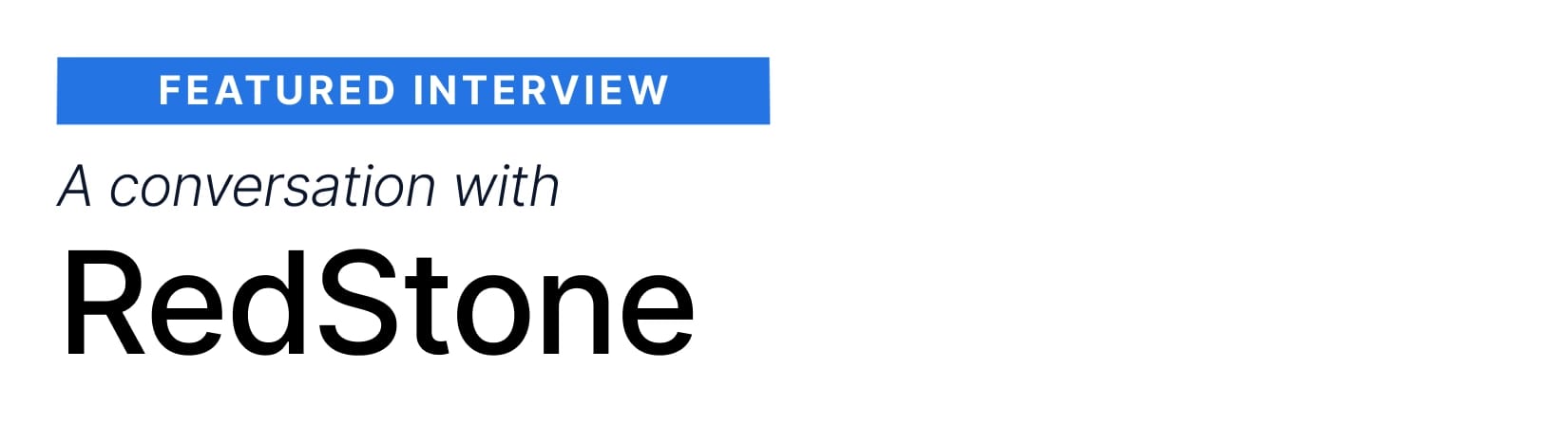 State of defi - Featured interview - RedStone