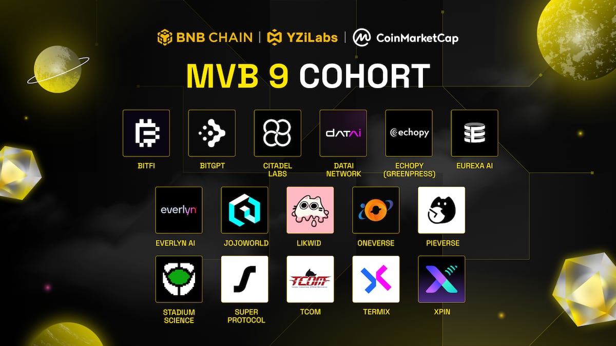 BNB Chain Names 16 Promising Web3 Projects for Most Valuable Builder Season 9