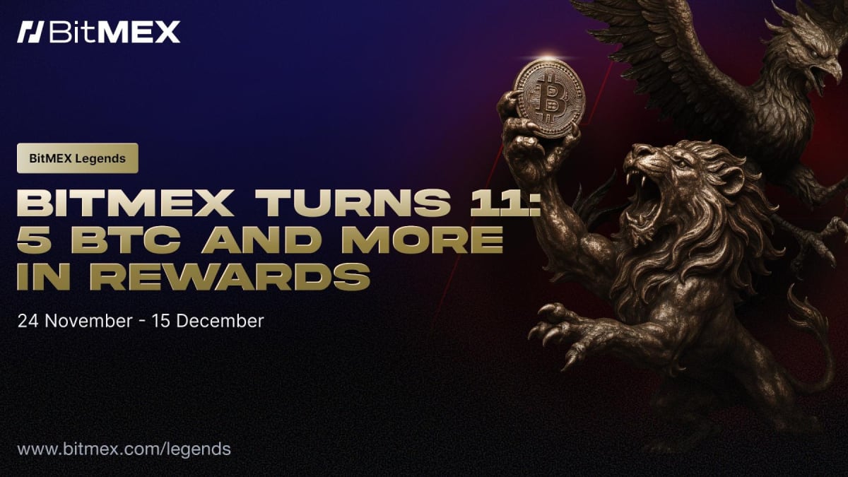 BitMEX Launches the ‘BitMEX Legends’ Campaign With a 5 BTC Prize Pool to Celebrate 11-Year Anniversary