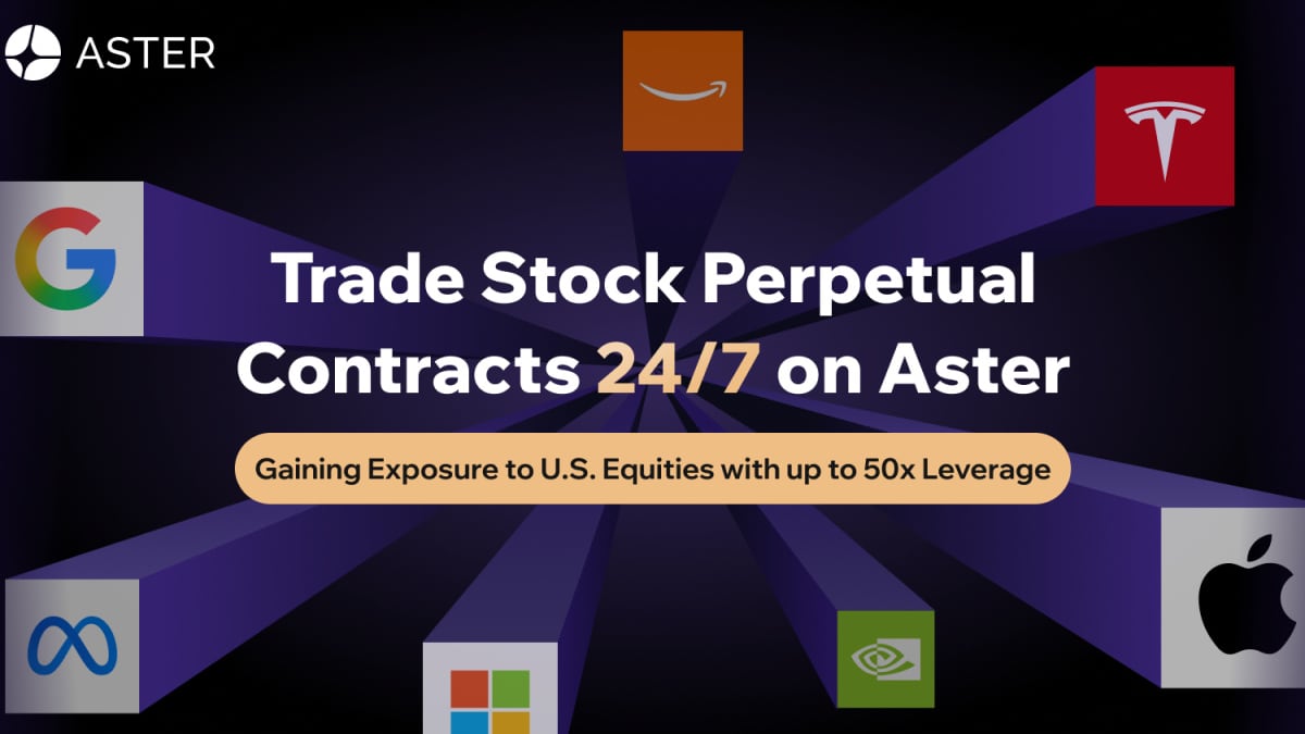 Aster Launches 24/7 Stock Perpetual Contracts Trading with Exposure to U.S. Equities