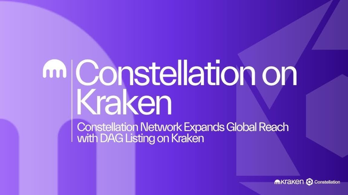 Constellation Network Expands Global Reach with DAG Listing on Kraken