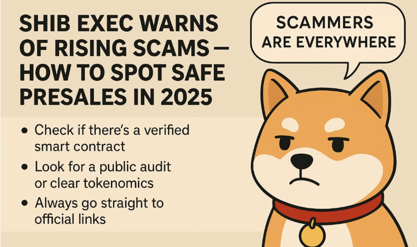 SHIB exec warns of rising scams.