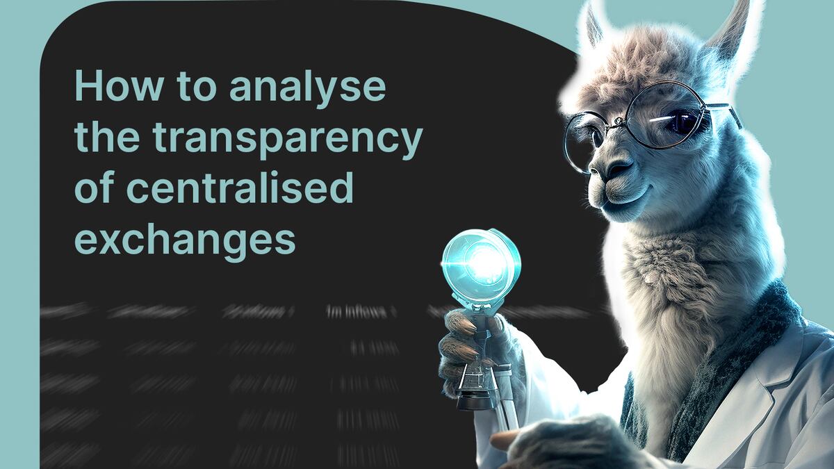 How to analyse the transparency of centralised exchanges