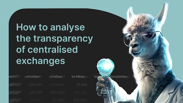 How to analyse the transparency of centralised exchanges
