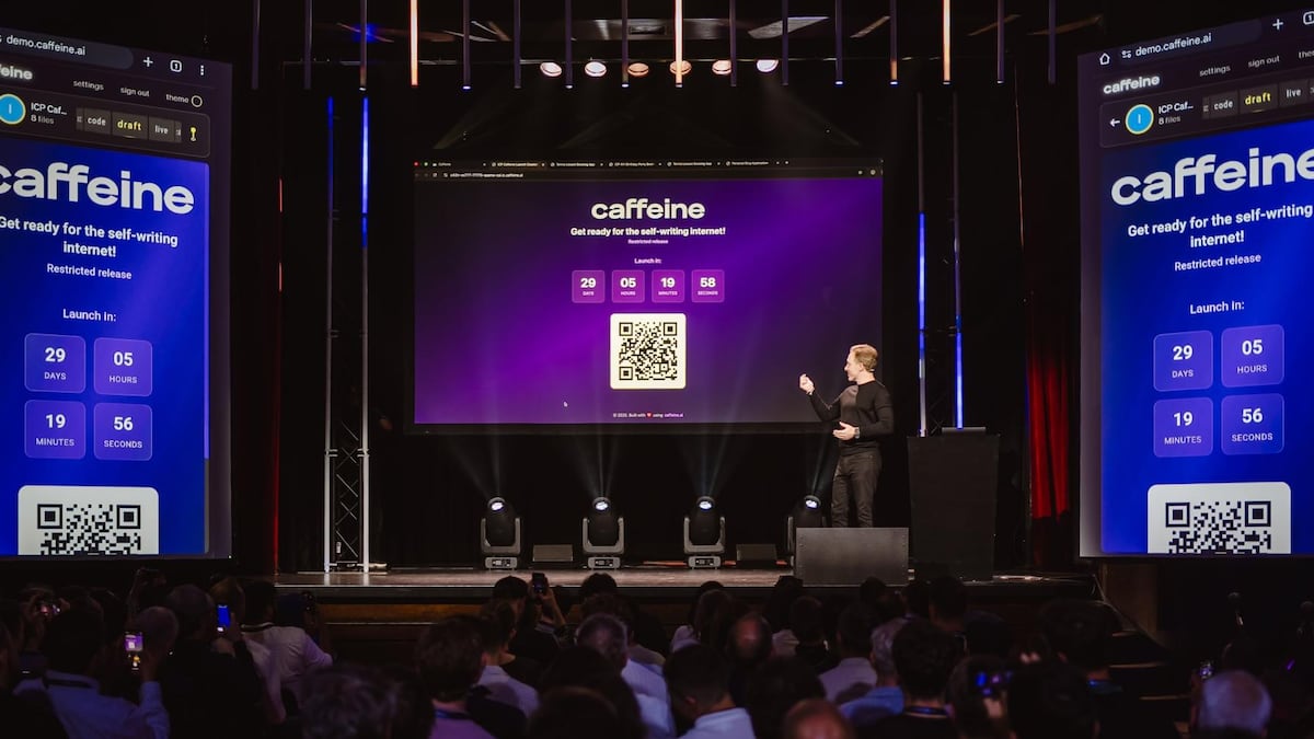 Caffeine.ai Waitlist Opens After Landmark Live Demonstration at World Computer Summit