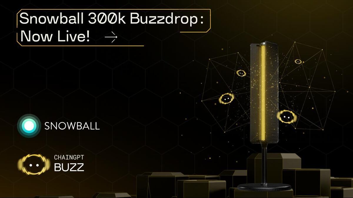 Snowball Launches $300K Buzzdrop on ChainGPT Pad
