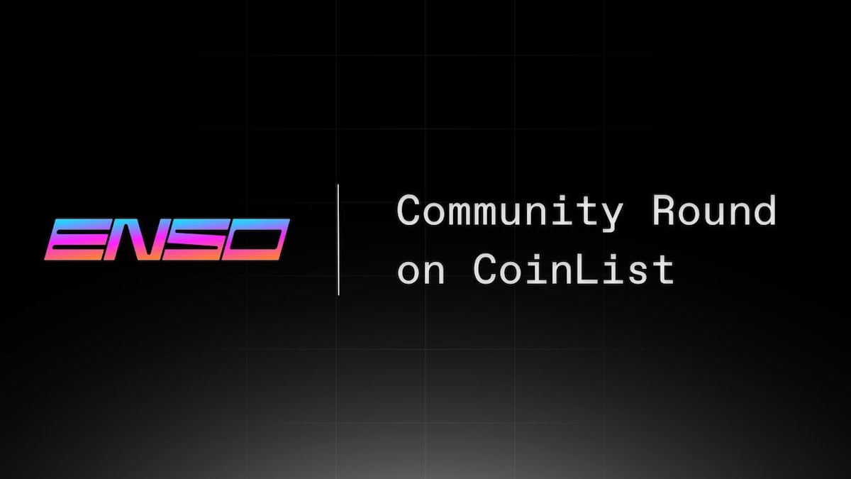 Enso Announces $5M Community Round on CoinList