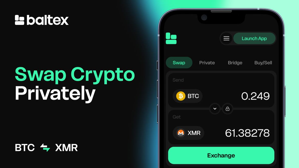 Baltex Launches Fully Cross-Chain Private Swaps