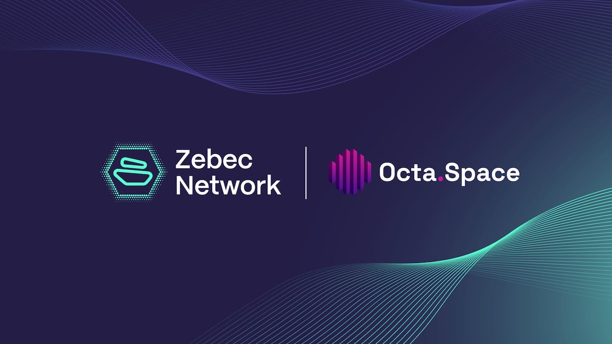 Zebec Integrates 15th Chain on Silver & Carbon Cards, Launches Strategic Partnership with OctaSpace