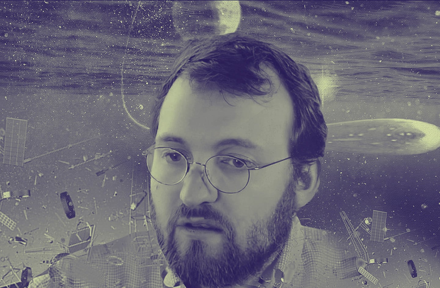 Charles Hoskinson searching for alien technology in the ocean.