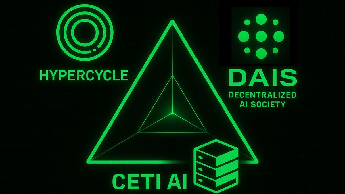 Decentralized AI Society (DAIS) to Run Hypercycle Masternode Hosted by CETI AI, the “ANFE” node will seed a DAIS Endowment