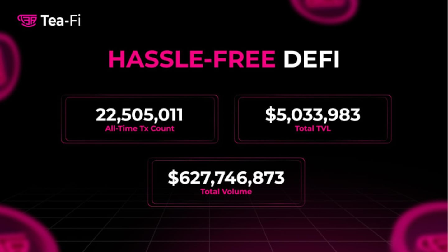 Tea-Fi Redefines DeFi: One SuperApp. Infinite Yield. Powered by $TEA