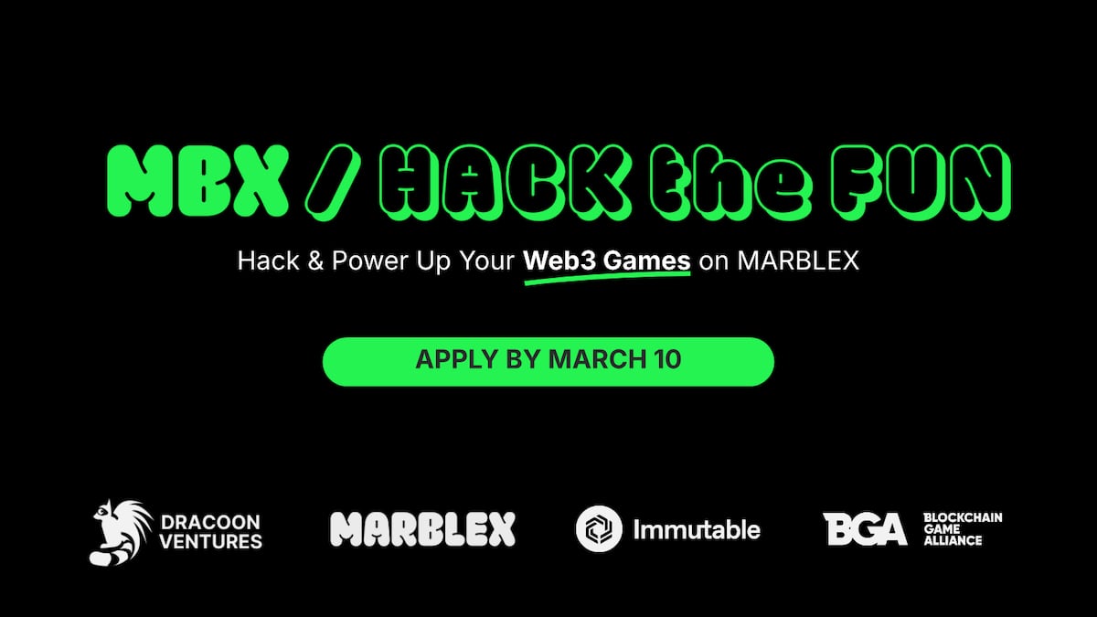 ‘MBX/HACK the FUN’ Opens Applications: An Acceleration Program for Web3 Game Developers