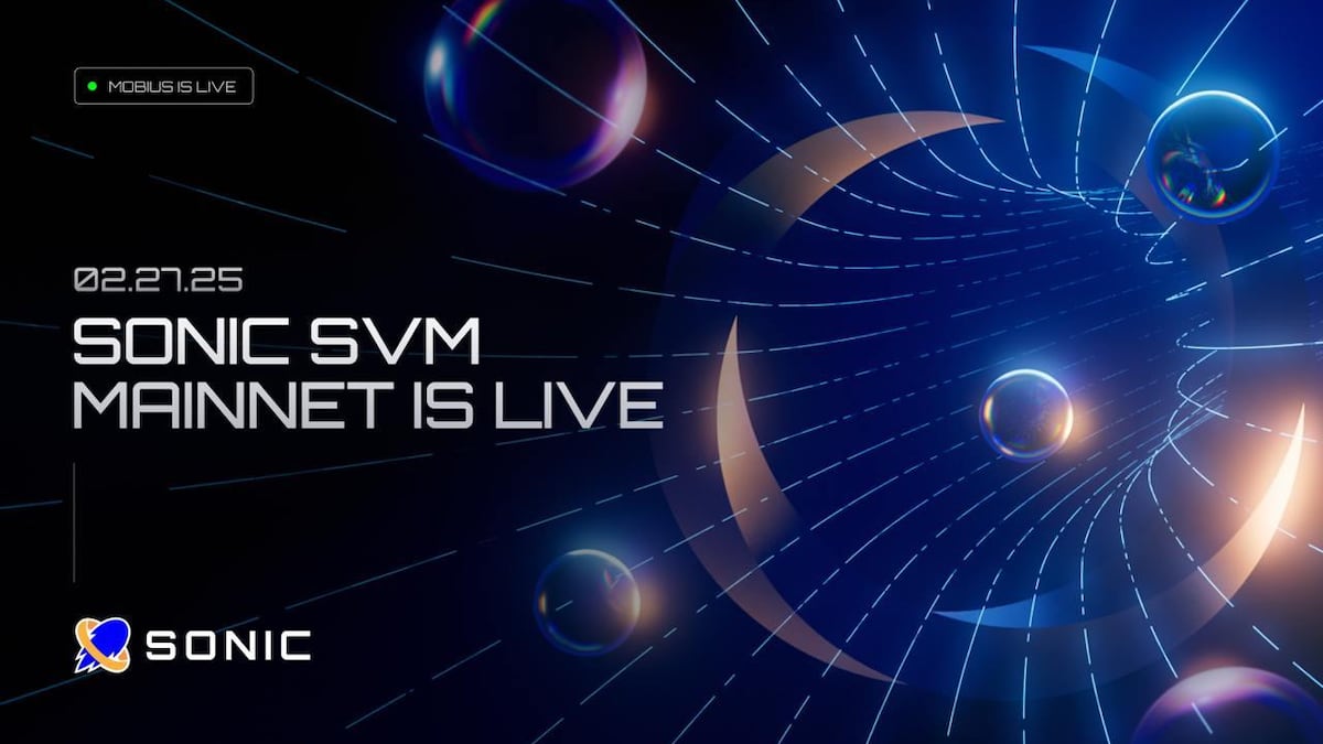 Sonic Launches Mobius Mainnet as Solana’s First SVM Chain Extension