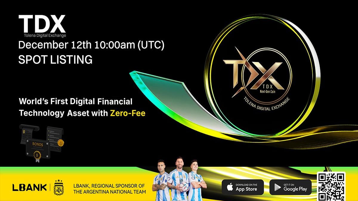 TDX Launches Next-Generation Digital Asset as LBank Listing Goes Live on December 12